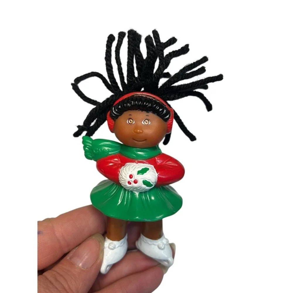 VTG McDonald‎ Cabbage Patch Kids Doll Mini PVC Fig African American Lot of 2